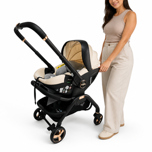 <span class=keywords><strong>Poussette</strong></span> pliable 3 en 1 Kidilo avec siège auto pour bébé, châssis en alliage d'aluminium pour une utilisation familiale en extérieur, OEM ODM - Product Image 1