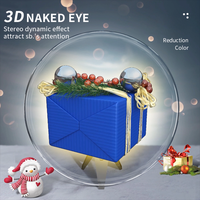 Projecteur d'hologramme de LED Y-25cm ventilateurs d'hologramme de ventilateur holographique menés par 3D pour le projecteur holographique d'affichage publicitaire