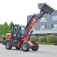 Chargeuse sur pneus télescopique HERACLES 1,5 tonne, chargeuse frontale, mini-chargeuse électrique, rétro-excavatrice, inspection d'étiquetage directe en usine