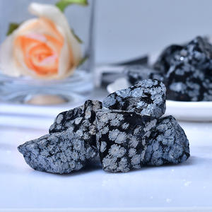Piedra de Obsidiana en Bruto Natural de Alta Calidad, Piedra de Nieve, para Decoración y Regalos Ecológicos - Product Image 2