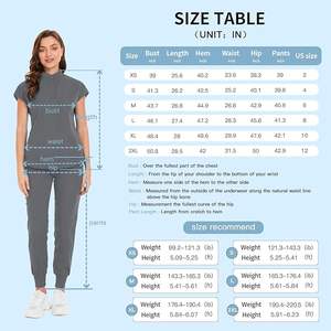 مجموعات زي زي زي طبي نسائي مخصص من قبل مورد المصنع ملابس عمل للمستشفيات بنمط الركض مع راحة معززة - Product Image 5