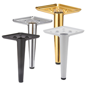 Patas Metálicas Cónicas para Muebles, Soporte de 13cm, 15cm, 17cm, Patas Resistentes para Sofá, Silla, Mesa, Diseño Moderno, Acero Laminado en Frío - Product Image 2