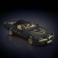 Mould King 10029 1557PCS Série Automobile Voiture de Sport Cabriolet Firebird Modèle de Blocs de Construction Jouet Éducatif Technique Cadeau de Fête