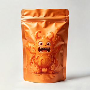 Custom Matte Digital Print Stand up <b>Pouch</b> Food Grade Resealable Zipper for Aluminum Foil Mylar PE Chips Snack Packaging Bags - Product Image 3