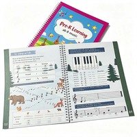 Cuaderno de Ejercicios Personalizado para Preescolar, Libro de Actividades Educativas para Niños con Encuadernación en Espiral, Impresión y Fabricación de Libros Escolares