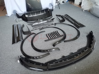 Jupe latérale de pare-chocs avant en fibre de carbone sèche de style M diffuseur arrière kit de carrosserie de becquet arrière pour MaseraTi Levante 2016-2018