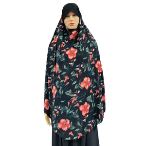 Vêtements de prière pour femmes musulmanes, Hijab roman Jibab <span class=keywords><strong>Djellaba</strong></span> pour femmes, grands chapeaux, écharpes de tête, vêtements d'extérieur Arabie Saoudite Long100X110 - Product Image 6
