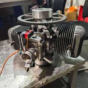 Motore a Benzina EFI 351CC Bicilindrico a 2 Tempi ad Alta Potenza e Bassa Rumorosità con Avviamento Elettrico per Aeromodelli FPV <span class=keywords><strong>RC</strong></span> - Product Image 4