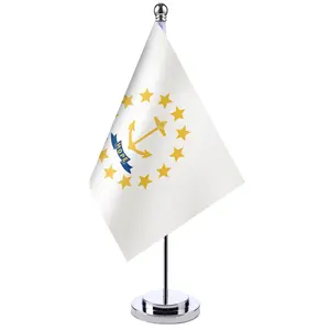 Bandeira de mesa dupla face personalizada de alta qualidade França 14*21 cm