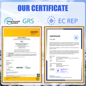 Có thể tái chế Túi Ziplock phân hủy sinh học tùy chỉnh Frosted CPE tự con dấu dây kéo khóa T-Shirt quần áo bao bì túi nhựa - Product Image 4