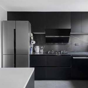 Meubles de maison complets au design simple, meubles de cuisine complets, armoire décorative à finition brillante - Product Image 1