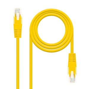 Câble réseau UTP Cat.6, AWG24, 2,0 m, jaune, idéal pour la connexion à Internet et la transmission de données. - Product Image 1