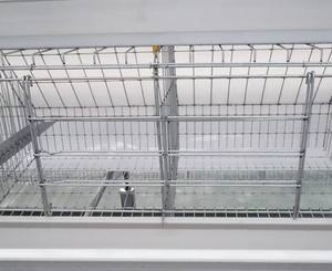 Yeni kümes hayvancılığı 3/4 katlı otomatik a tipi pil tavuk yumurtlama kafesi sıcak daldırma galvanizli 1 yıl garanti - Product Image 4