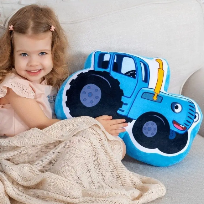 Charming and Cozy tractor stuffed for Kids' Delight and Comfort