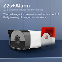 Caméra thermique jour/nuit CaseeDa Z2S, résolution 384x288, étanche, détection d'incendie et système de surveillance d'entrepôt