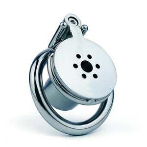 FRRK - Jaula para Pene de Acero Inoxidable 304, Juguete Sexual Erótico, Productos Sexuales BDSM, Control Corporal, Bondage para Hombres - Product Image 5