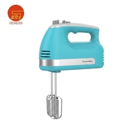 Batteur Électrique Portable 5 Vitesses 300W avec Fouet, Accessoires pour Pétrir la Pâte, Bouton d'Éjection du Fouet et Support Mural