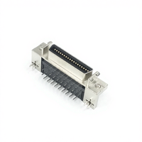 Connecteur femelle SCSI 36 broches à souder sur circuit imprimé pour application d'assemblage de circuits imprimés