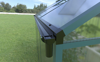 Cadre robuste en polycarbonate et en aluminium pour véranda extérieure avec installation rapide et facile