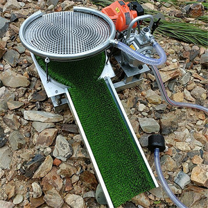 Portable Small Gold Pan Machine <b>Gasoline</b> Powered Vibrating Gold Separator for Outdoor Gold Spiral Separator Pump Motor - Product Image 5