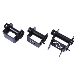 Treuil manuel en acier robuste noir avec 2 vis à visser, capacité de 1T à 10T pour utilisation automobile/camion - Product Image 6