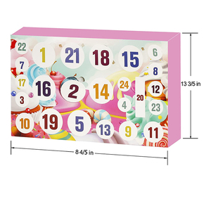 2025 <b>Christmas</b> Hot <b>Gift</b> for Kids Educational 24-Color Slime Play Set Advent Calendar with Playdough and Slime - Product Image 2