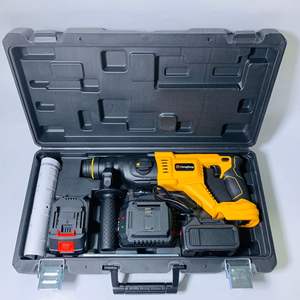 <span class=keywords><strong>Marteau</strong></span> perforateur sans fil jaune de 28 mm, perceuse à percussion sans fil, <span class=keywords><strong>marteau</strong></span> rotatif électrique léger et portable pour le perçage du béton - Product Image 6