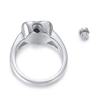 Vente en gros, bijoux antique en argent sterling 925 pour cendres, médaillon en forme de cœur personnalisé
