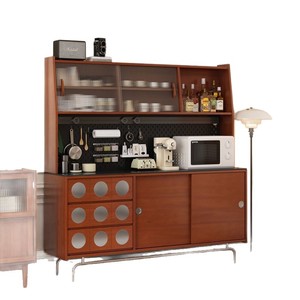Aparador de Estilo Retro Francés de 900 mm de Alto, Material de Madera, Mueble Multifuncional para Sala de Estar - Product Image 5