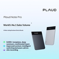 Version Internationale Plaud Note Pro AI WAV, Enregistreur Vocal Intelligent en Alliage d'Aluminium USB 2.0 pour Protocoles de Réunions et Appels