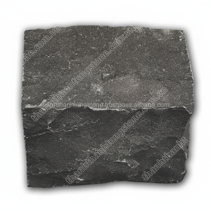 Finition naturelle des pavés en cube de basalte de granit noir de qualité supérieure pour les sols extérieurs élégants et l'aménagement paysager de la villa et du jardinage - Product Image 1