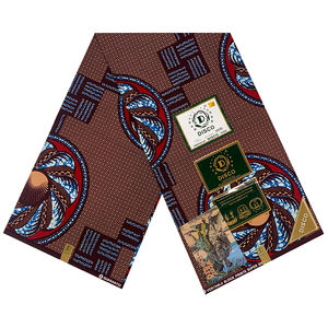 عرض خاص ورق تغليف قماش طباعة شمع أفريقي حقيقي قطن قماش مطبوع شمع أفريقي قماش أنقرة 6 ياردات - Product Image 3