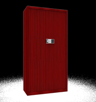 Armoire de rangement en acier pour bureau, avec serrure à code numérique et à clé, pour documents confidentiels