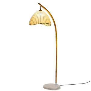 Lámpara de Pie de Bambú de Estilo Creativo Wabi-Sabi, Retro, Inspirada en el Zen Japonés, para Sala de Estar, Salón de Té, Pesca, Personalizada para Ti - Product Image 2