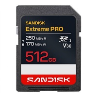 Kartu Flash SanDisk PRO Asli 100% Micro Card 4K V30 U3 C10 512GB Cocok untuk Penyimpanan Kamera 4K