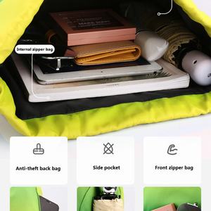 Sac à dos de sport haute capacité, élastique et fonctionnel, avec cordon de serrage, grand rangement pour ballons de football, doublure en polyester, personnalisable en usine - Product Image 3