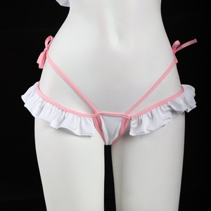 Ensemble de lingerie uniforme scolaire Lemon Story avec nœud et design dos nu, ensemble soutien-gorge et culotte sexy pour femme 9243 - Product Image 3