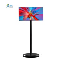 Fitness Cuisines 21.5 Pouces Portable Écran Tactile Rotatif TV Tablette S-tand Smart Télévision Moniteur LCD