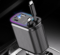 Accessoires électroniques pour voiture, chargeurs de voiture 5 en 1, chargeur sans fil original pour voiture, chargeur de téléphone portable professionnel pour voiture