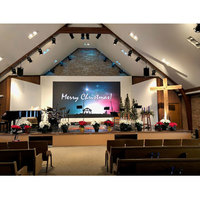 Système complet + Équipement Écran vidéo géant / Écran LED de fond de scène d'église