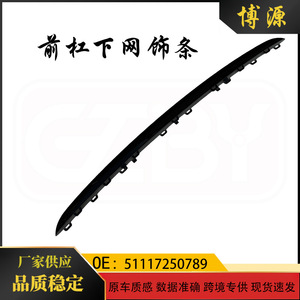 Black Front Bumper Lower Grille Trim For BMW Mini R55 R56 R57 R58 R59 51117250789 <b>ABS</b> Material - Product Image 5