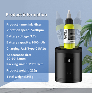 <span class=keywords><strong>Machine</strong></span> à mélanger l'encre de tatouage permanente Yilong avec batterie 1000 mA pour le maquillage permanent et les accessoires d'art corporel - Product Image 6