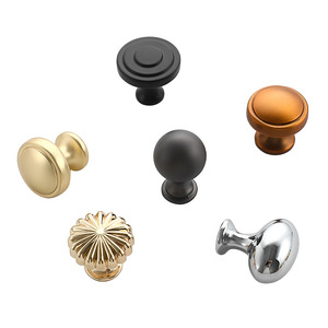 Simple Modern Minimalist Single-Hole Solid Aluminum Alloy Pull Handle and <strong>Knob</strong> for Cabinet Dresser Shoe Cabinet Wardrobe - Product Image 1