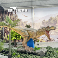 Modèle de dinosaure robotique T-Rex animatronique à moteur servo personnalisable, taille réelle, pour parc à thème