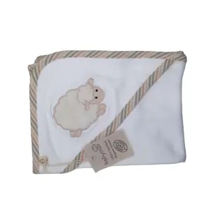 Babymio सबसे अच्छा बेच बच्चे कपास कंबल सुपर शिशु नरम कस्टम भेड़ पैटर्न लपेटना Wraps बच्चा