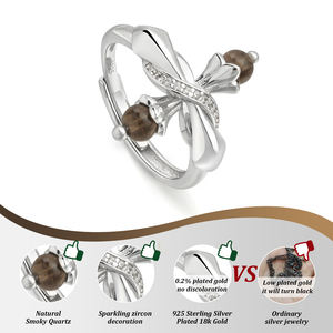 Adjustable S925 Sterling Silver Cross <b>Rings</b> Religious Gemstone Jewelry <b>Set</b> for Women and <b>Men</b> Christian Inspired - Product Image 4