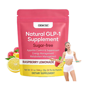 Complément <span class=keywords><strong>alimentaire</strong></span> GLP-1 personnalisé en marque blanche OEM <span class=keywords><strong>pour</strong></span> la perte de poids, limonade framboise sans sucre, complément végétalien - Product Image 1