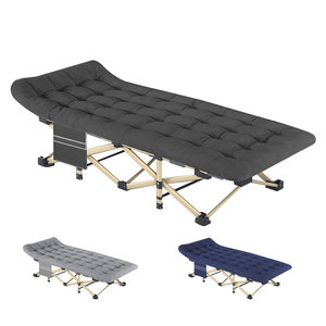 Thiết Kế Hiện Đại Ngoài Trời Cắm Trại Cũi Giường Khung Di Động Và Oxford Nệm Có Thể Gập Lại Mềm Trại Giường Bền Cho Công Viên - Product Image 1
