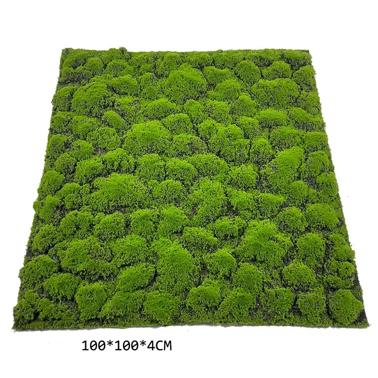 100cm Artificial Green Moss Plants Grass Home Decoration Green Carpet DIY Landscape Hang Wall Artificial Moss For Decoration