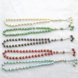 Collier et bracelet de prière catholique en perles de chapelet, bijoux religieux de Jésus-<span class=keywords><strong>Christ</strong></span>, vente en gros pour catholiques et musulmans - Product Image 1